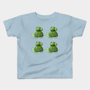 Cute turtle island pack Kids T-Shirt